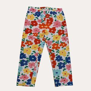 Hanna Andersson Vibrant Floral Capris - Size 130cm